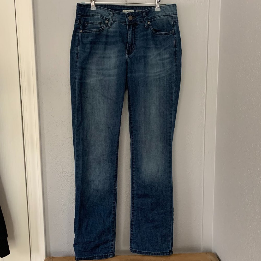 Calvin Klein Dark Wash Jeans Straight Leg Size 6